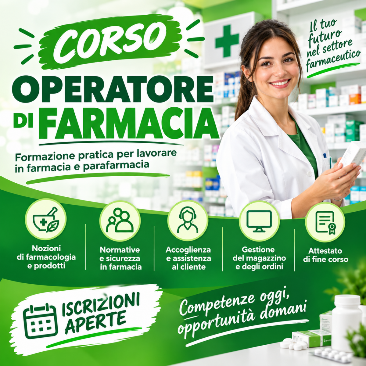 Corso online Operatore di Farmacia